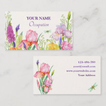 Flores acuarelas florecen