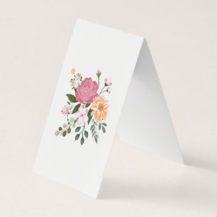 Tarjeta De Visita Flores acuáticas