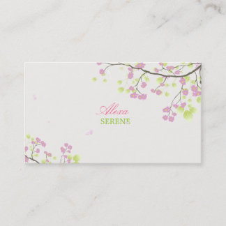 Tarjeta De Visita Flores de PixDezines+colores de remolinos/diy