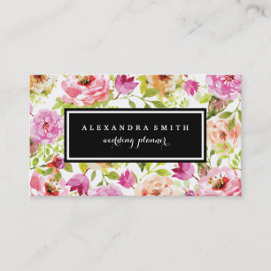 Tarjeta De Visita Flores de primavera