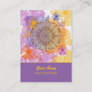 Tarjeta De Visita Flores de verano