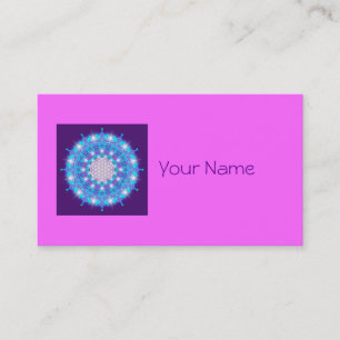 Tarjeta De Visita FLORES DE VIDA/Blume des Lebens Stars Mandala