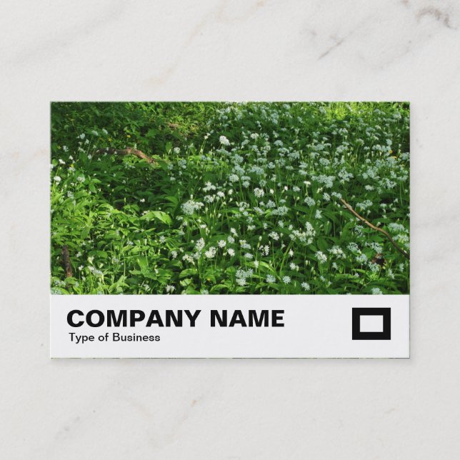 Tarjeta De Visita Flores de Woodland (Anverso)