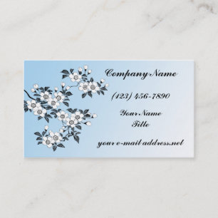 Tarjeta De Visita Flores del Dogwood