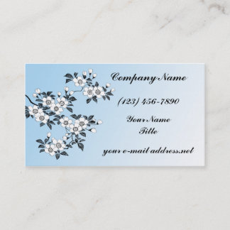 Tarjeta De Visita Flores del Dogwood