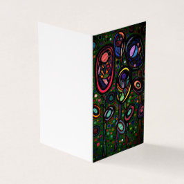 Tarjeta De Visita Flores estampadas