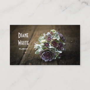 Tarjeta De Visita Flores, Floral Shop, Florist Business Card