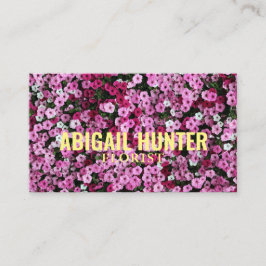 Tarjeta De Visita "Flores florecientes" personalizadas (estadouniden