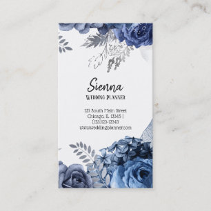 Tarjeta De Visita Flores modernas de Moda de vidrio