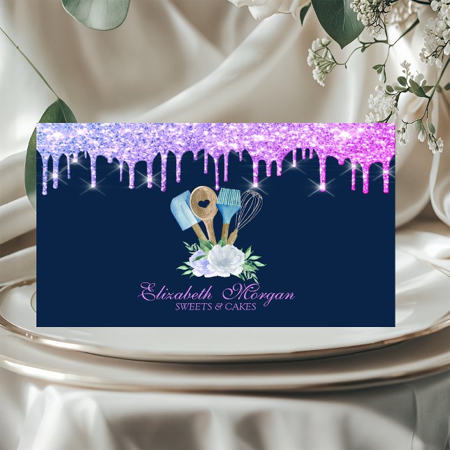 Tarjeta De Visita Flores Perforan Herramientas De Panadería (Subido por el creador)