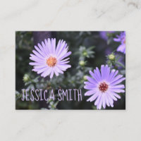 Flores púrpura personalizadas Foto Floral en el ja