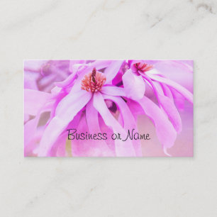 Tarjeta De Visita Flores rosa bonito