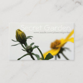 Tarjeta De Visita Flores simples 3 Floral Photography Business C