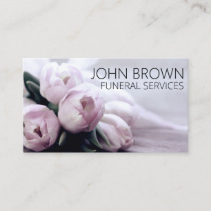 Tarjeta De Visita "Flores soleminas" personalizadas (norteamericanas