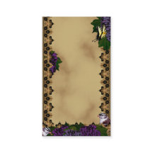 Flores victorianas y mariposas