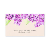 Flores violetas de la lila de la acuarela