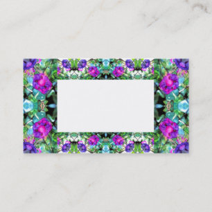 Tarjeta de visita florida de las correhuelas