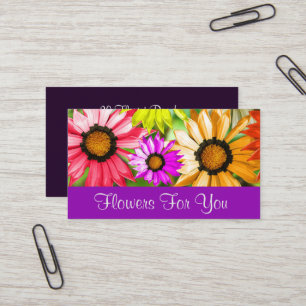 Tarjeta De Visita Florisco tienda flores para ti