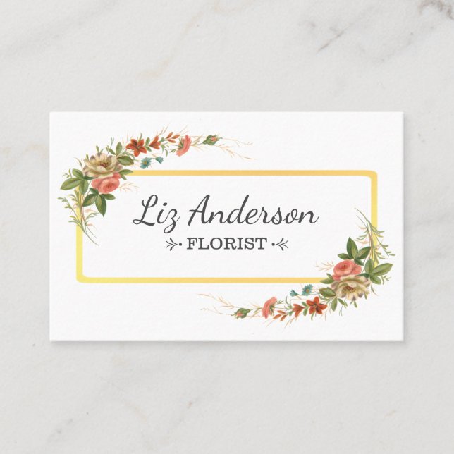 Tarjeta De Visita Florismo (Anverso)