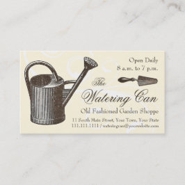 Tarjeta De Visita Florismo de estilo vintage o tienda de jardines, j