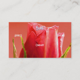 Tarjeta De Visita Florismo - Rosa azul rosado