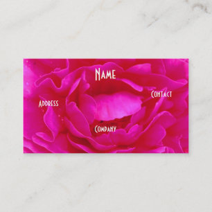 Tarjeta De Visita Florismo - Rosa verde rosado