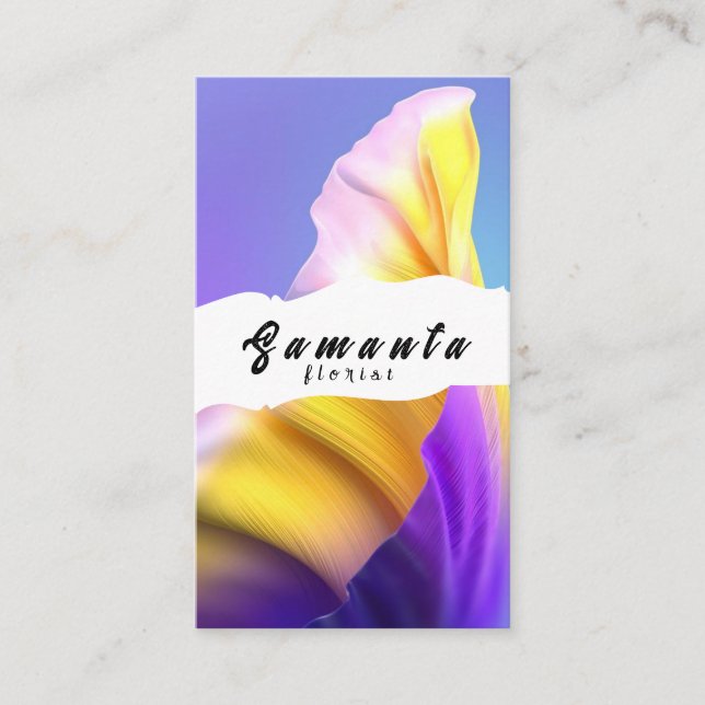 Tarjeta de visita Florist (Anverso)