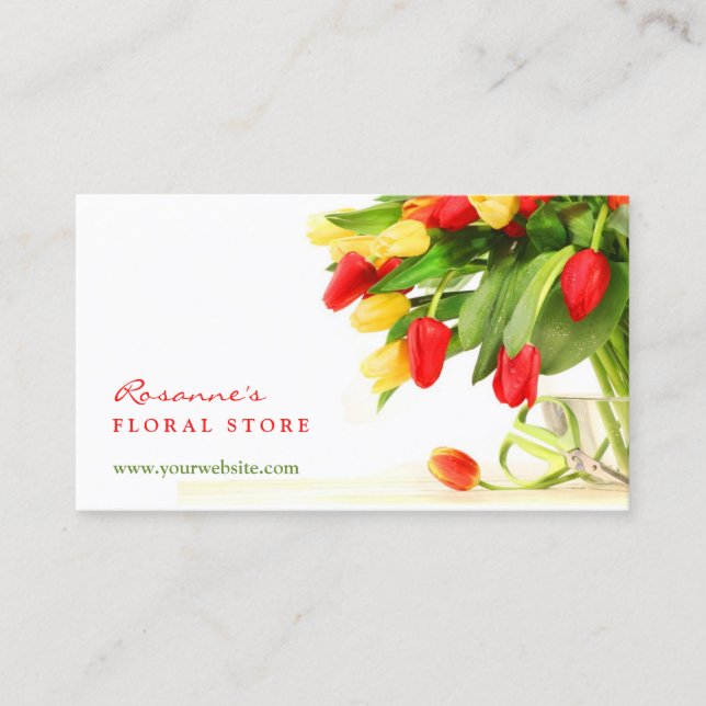 Tarjeta de visita Florist (Anverso)