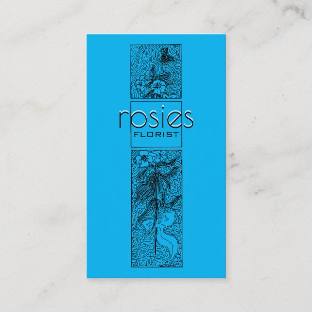 Tarjeta de visita Florist (Anverso)