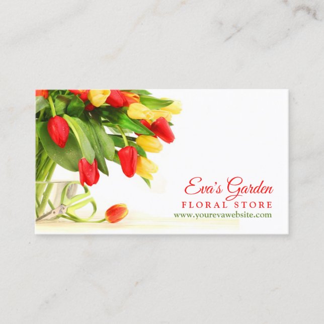 Tarjeta de visita Florist (Anverso)