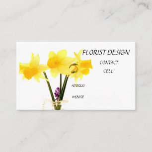 Tarjeta De Visita Florist Arraignment