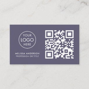 Tarjeta De Visita Florist Profesional QR Code Logo Moderno Negocios