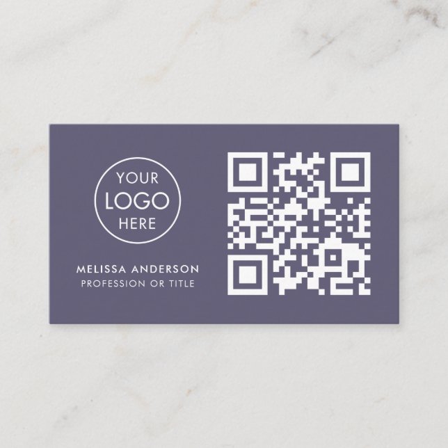 Tarjeta De Visita Florist Profesional QR Code Logo Moderno Negocios (Anverso)