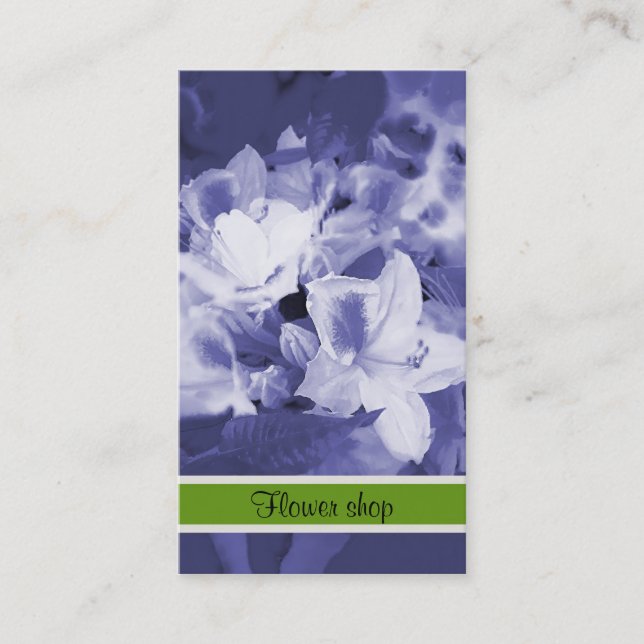 Tarjeta De Visita Floristería (Anverso)
