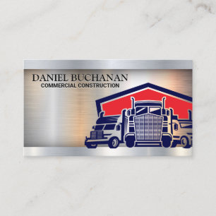 Tarjeta De Visita Flota de camiones Transporte Camión grande