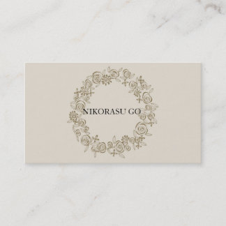 TARJETA DE VISITA FLOWER DESIGNER