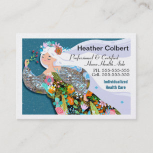 Tarjeta De Visita Flower Dream Hermoso Profesional