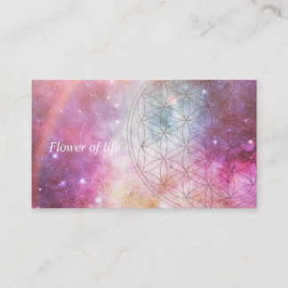 Tarjeta De Visita Flower of life