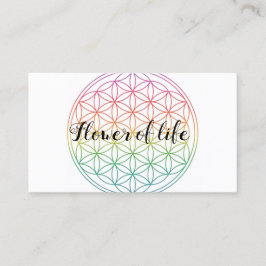 Tarjeta De Visita Flower of life