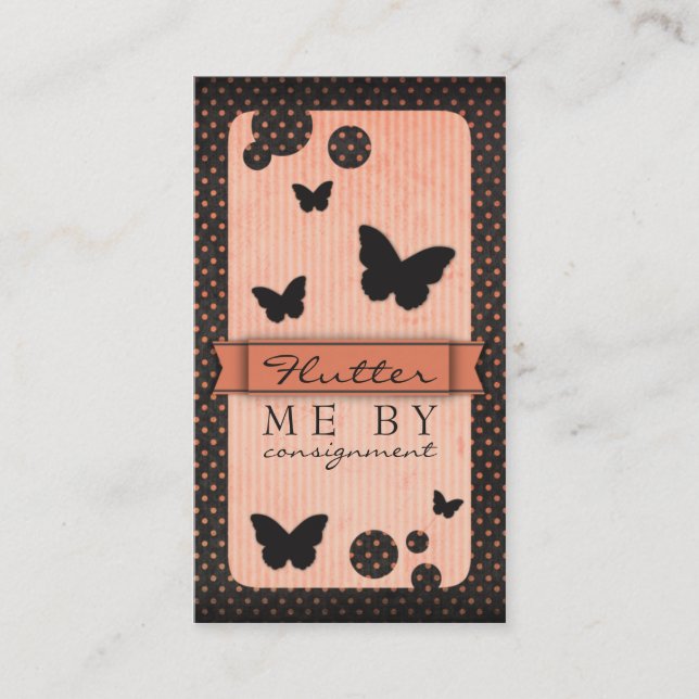Tarjeta De Visita Flutter Me By Business Cards (Anverso)