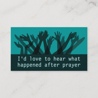 Tarjeta De Visita Folleto del informe del ministerio