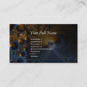 Tarjeta De Visita Fomente - el arte del fractal