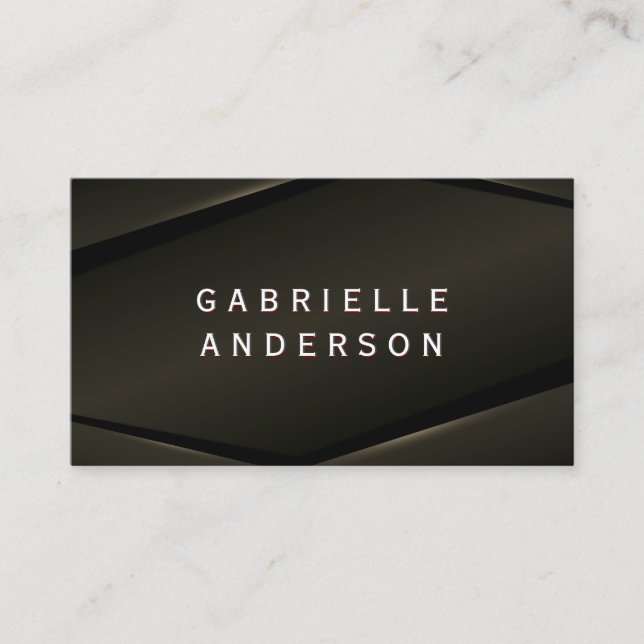 Tarjeta De Visita Fondo abstracto del brillo de Sepia (Anverso)