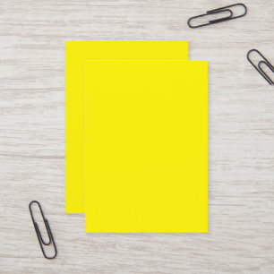Tarjeta De Visita fondo amarillo con borde negro