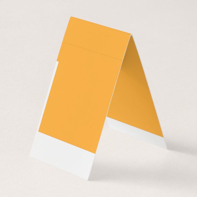 Tarjeta De Visita fondo amarillo con borde negro (Reverso)