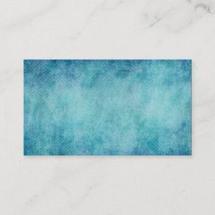 Tarjeta De Visita Fondo azul de papel de la turquesa de la acuarela
