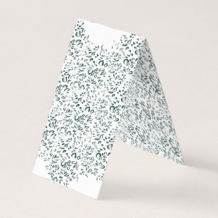 Tarjeta De Visita fondo blanco con muchas gotas de agua