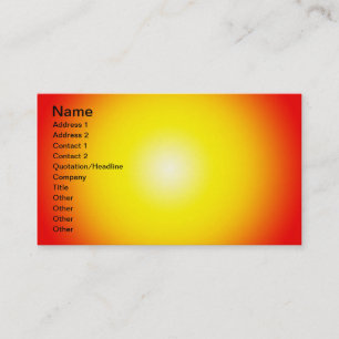 Tarjeta De Visita Fondo Cálido, Nombre, Dirección 1, Dirección 2,