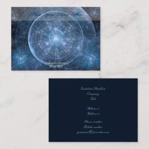 Tarjeta De Visita Fondo Cosmos 001
