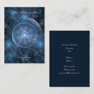 Tarjeta De Visita Fondo Cosmos 001